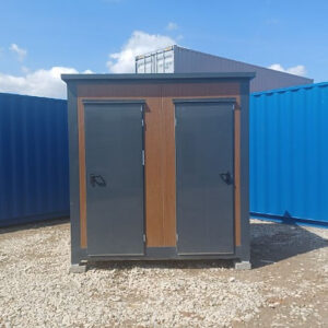 Conteneur sanitaire double avec 2 cabines indépendantes